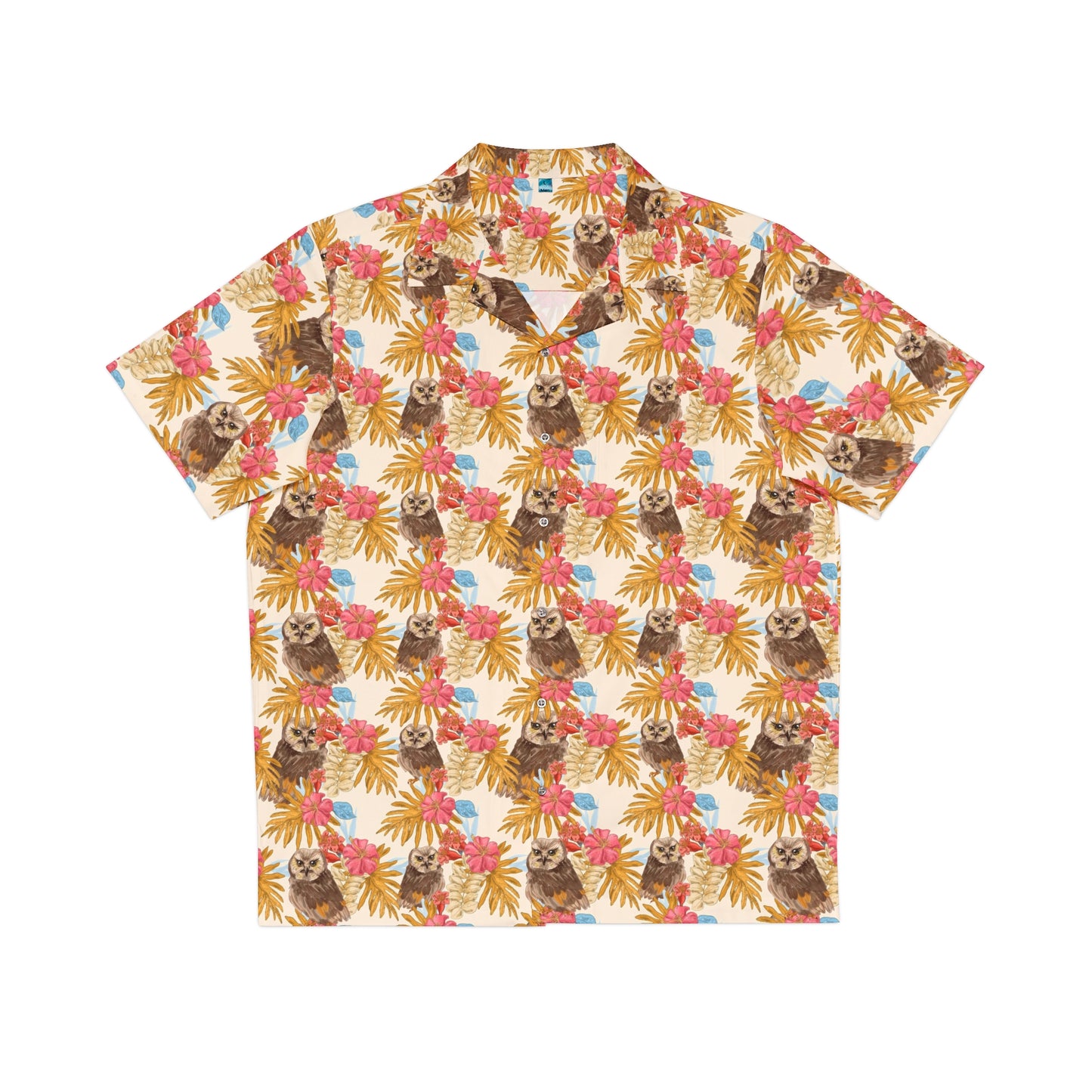 Men's Owl Hawaiian Shirt (AOP)