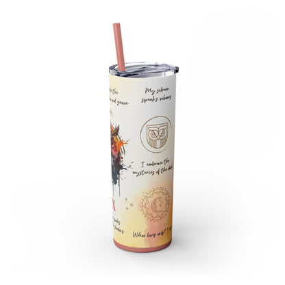 Skinny Tumbler with Straw, 20oz