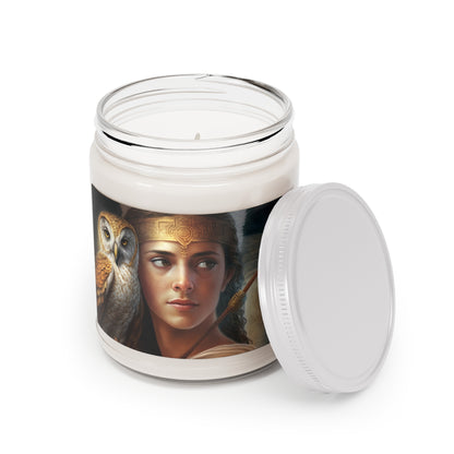 Goddess Athena and Owl - Scented Candles, 9oz