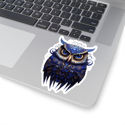 Blue Owl, Kiss-Cut Stickers