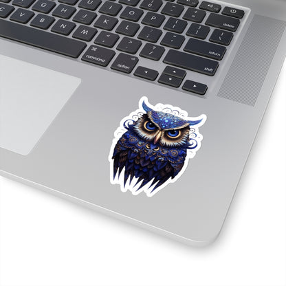 Blue Owl, Kiss-Cut Stickers