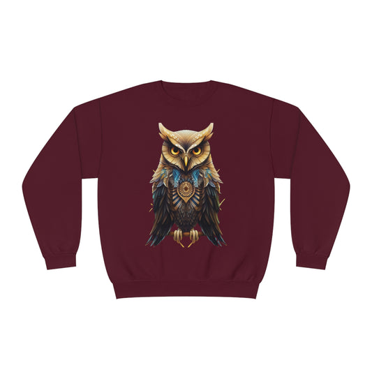 Owl Sweater - Unisex NuBlend® Crewneck Sweatshirt