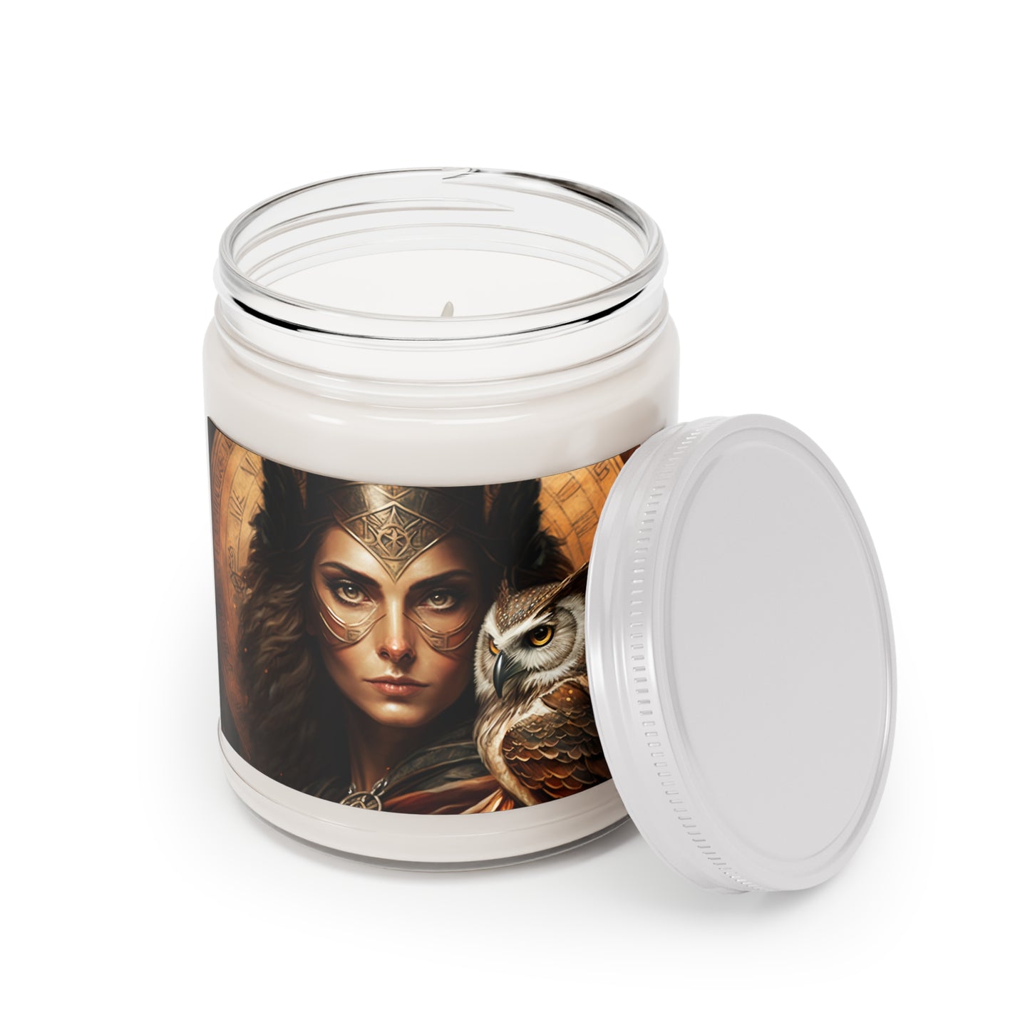 Goddess Athena, Owl Scented Candles, 9oz