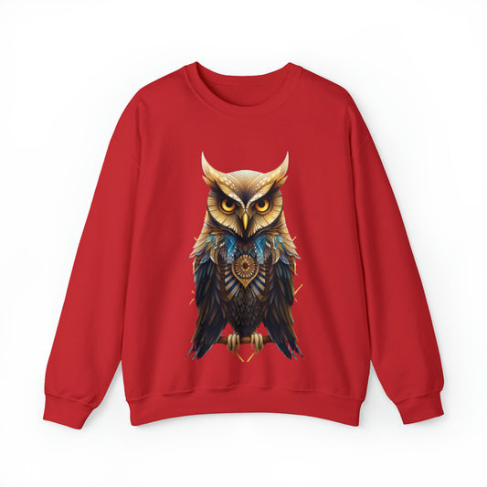 Owl Designed Sweater - Unisex Heavy Blend™ Crewneck Sweatshirt