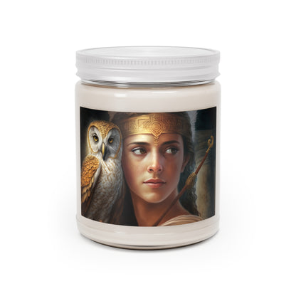 Goddess Athena and Owl - Scented Candles, 9oz