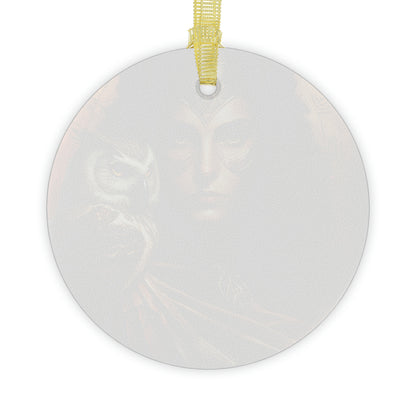 Goddess Athena and Owl - Glass Ornament Bundles