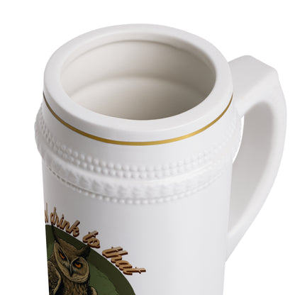 “Owl Drink To That” Beer Stein Mug